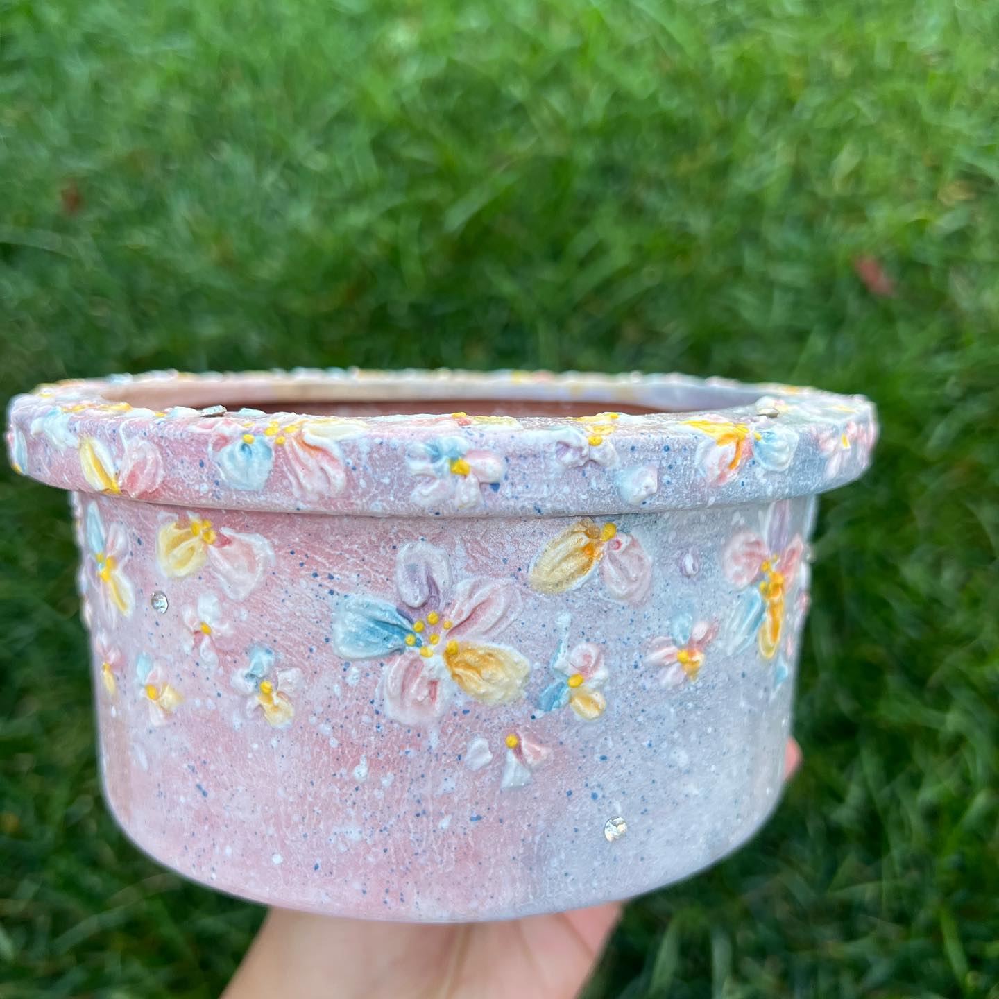 Fenny Sunset Meadow 12.5Cm Large Round Planter