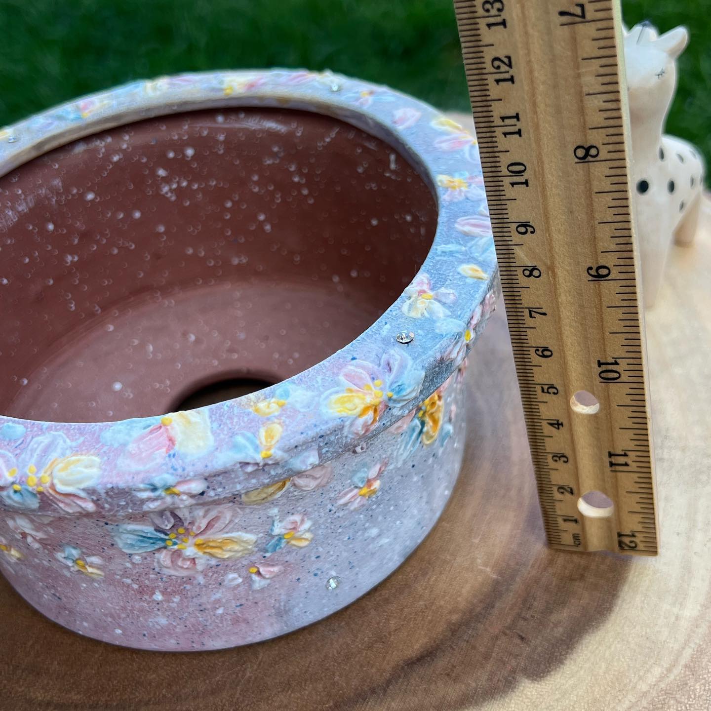 Fenny Sunset Meadow 12.5Cm Large Round Planter