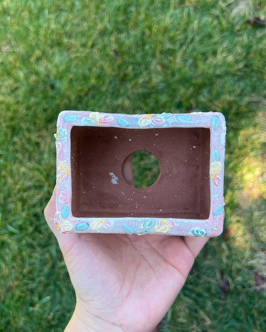 Fenny Pastel Petals Rectangle Planter