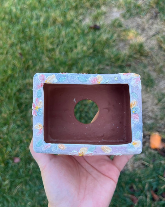 Fenny Spring Bloom Rectangle Planter