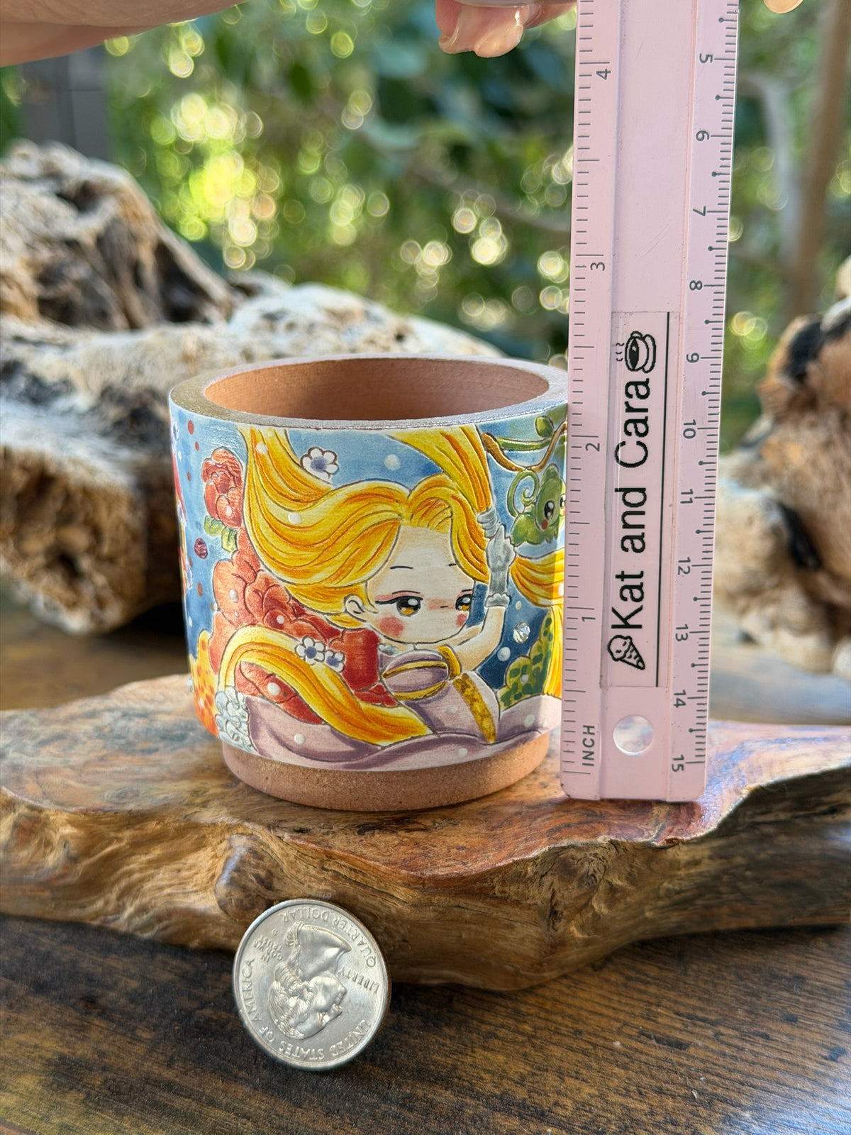 Zhangxin Hand painted Disney Princesses - Rapunzel