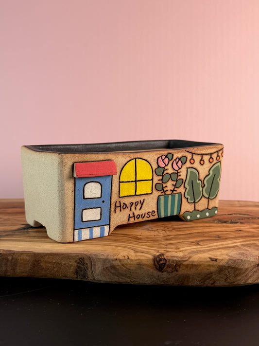 Korean Made Happy House - Roses with String Lights