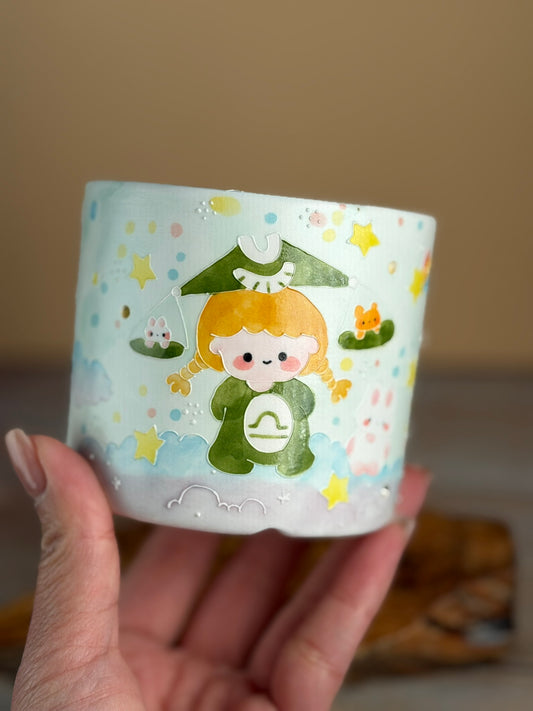 Handmade Seto ware Constellations Series- Libra