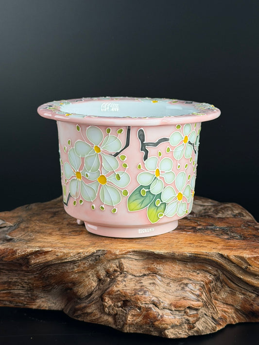 Handmade Seto ware Floral Series B