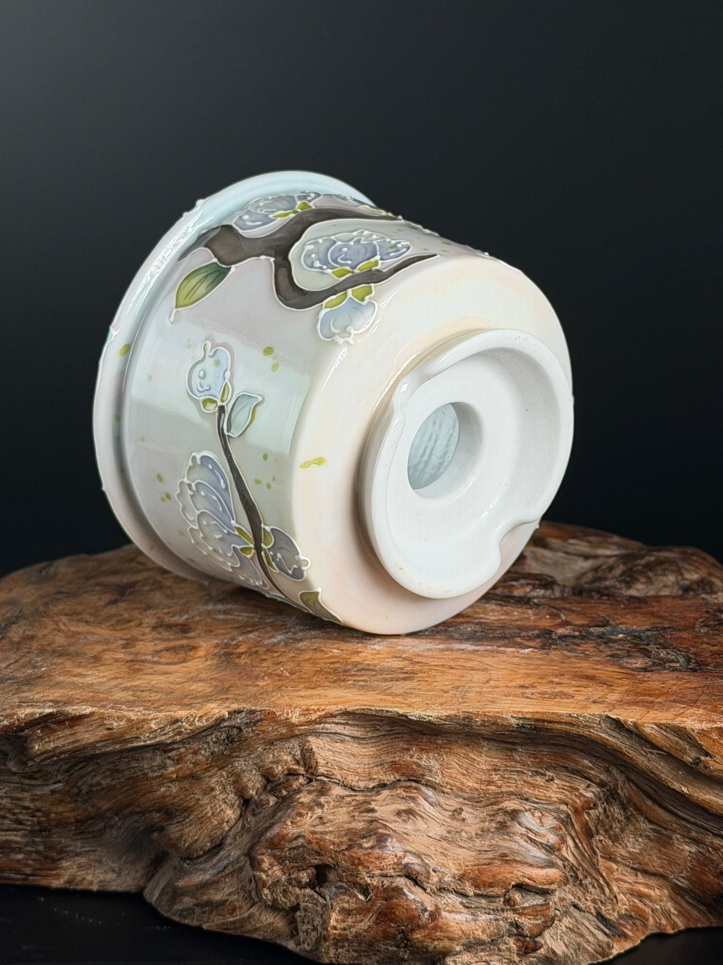 Handmade Seto ware Floral Series D