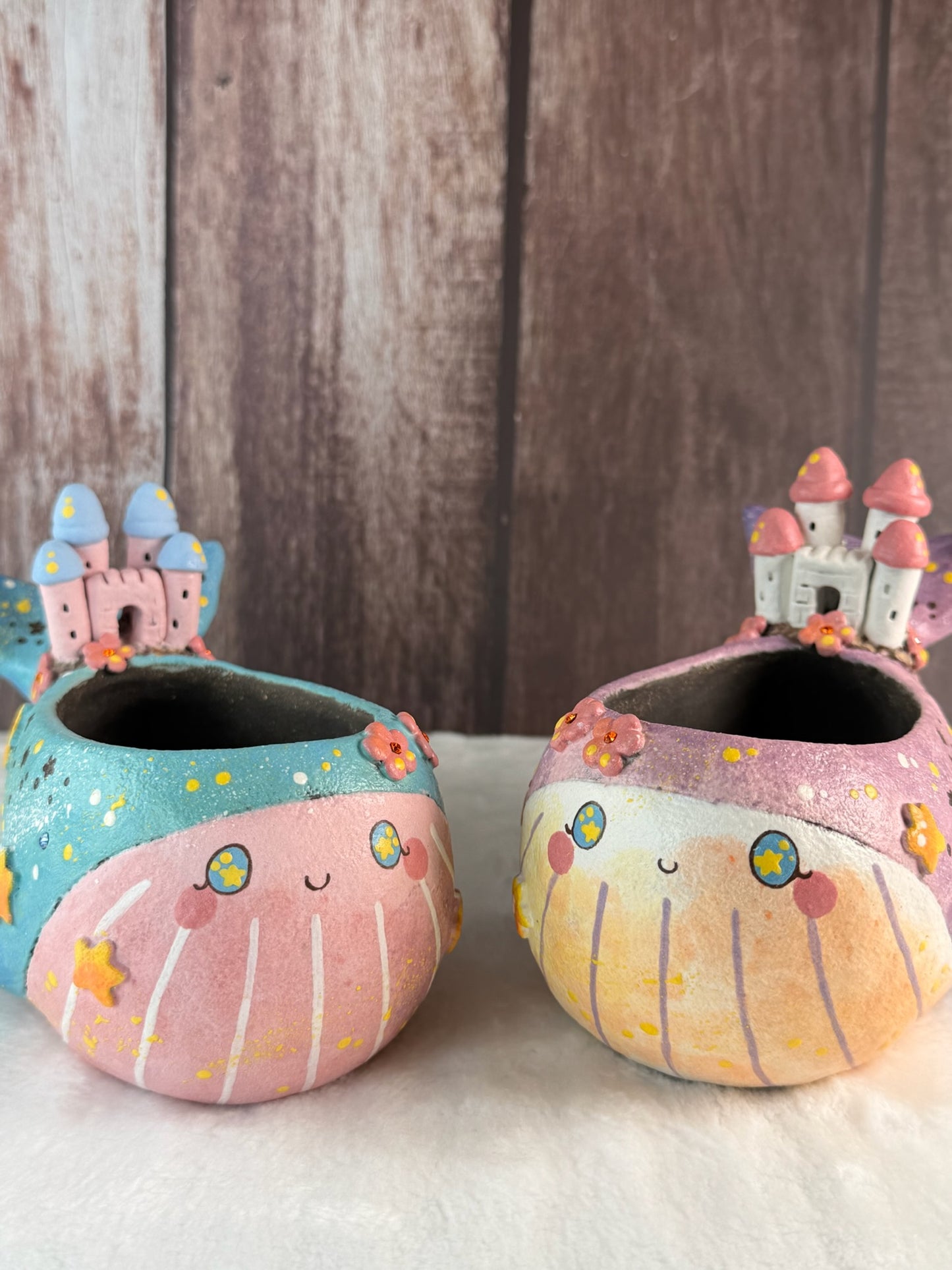 VITA Magical Whale Castle Planter (Blue)