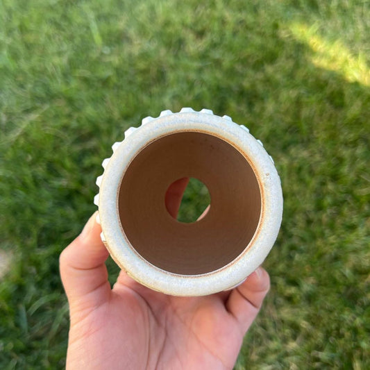 Hand-Painted L O V E Polar Bear with Balloons Planter