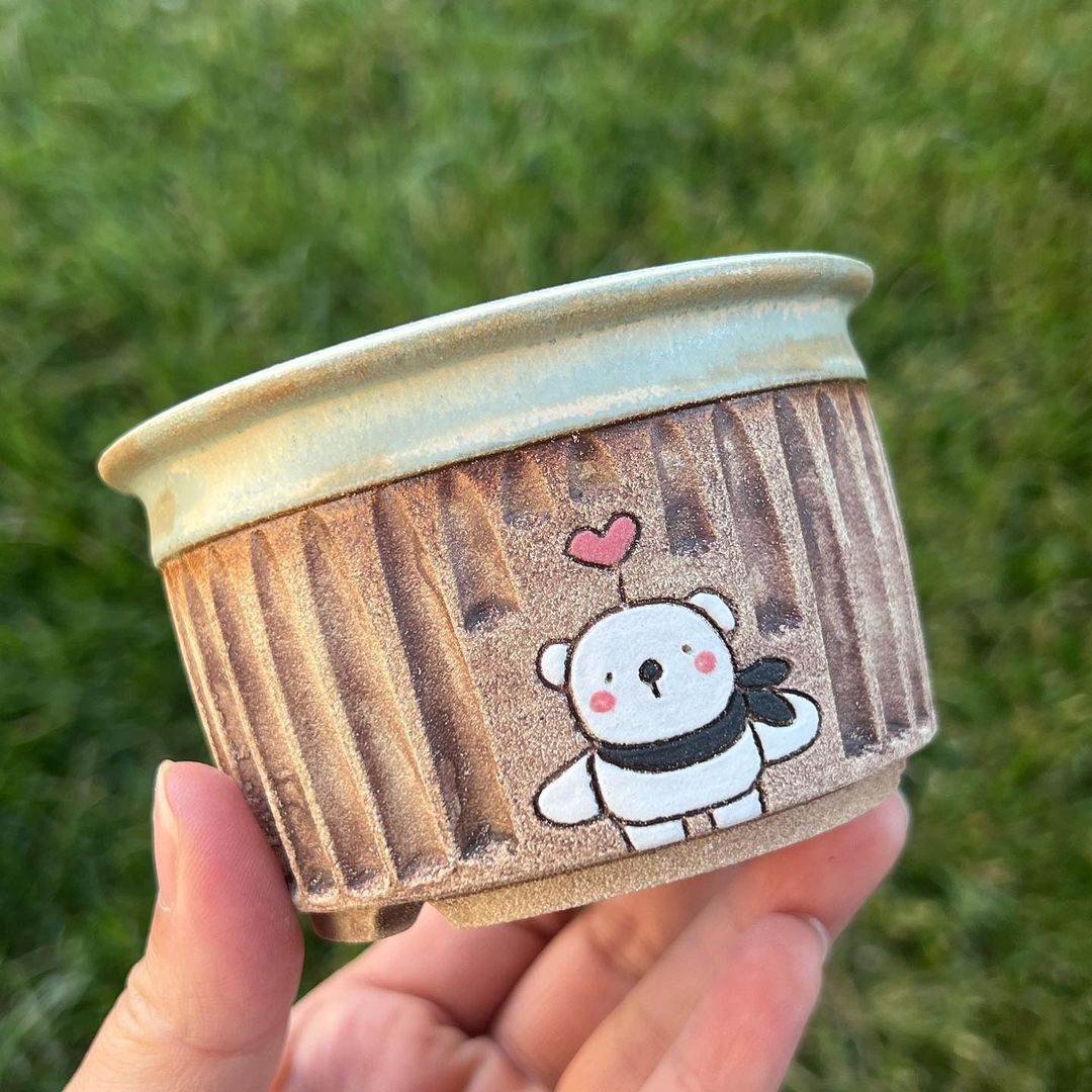 Sweet Polar Bear Planter