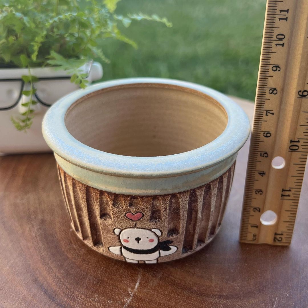 Sweet Polar Bear Planter