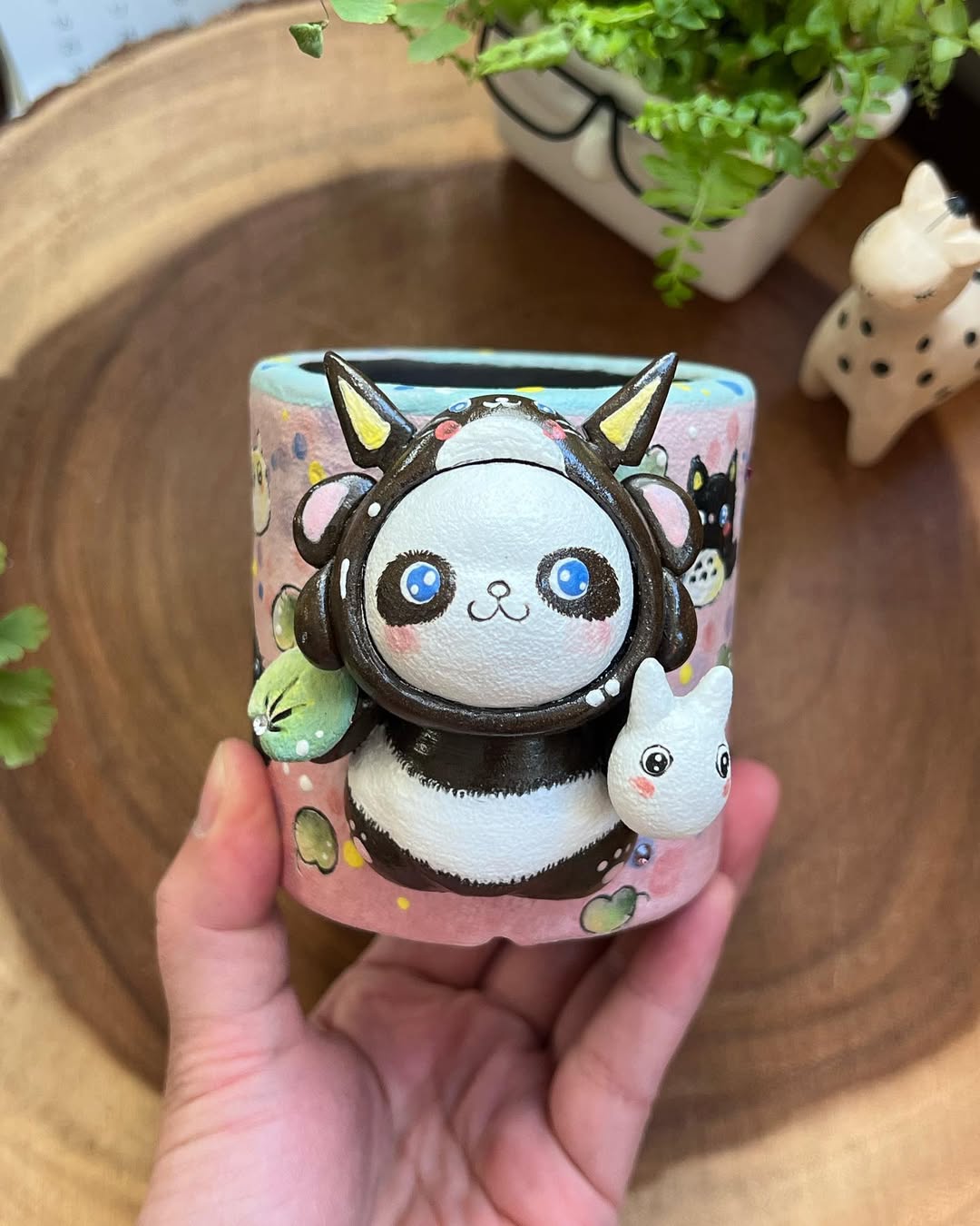Totoro Panda Planter
