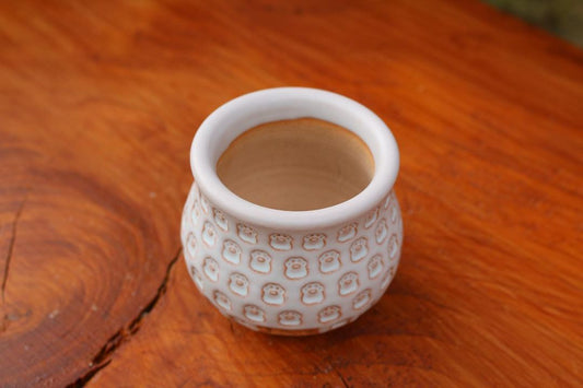 Kitty Paws Pattern Planter