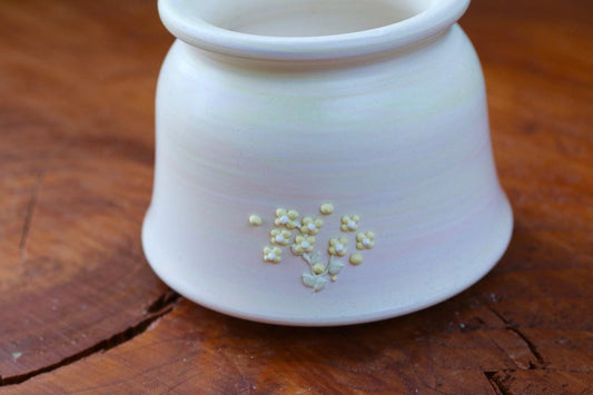 July Classic Yellow Lily Bloom Planter