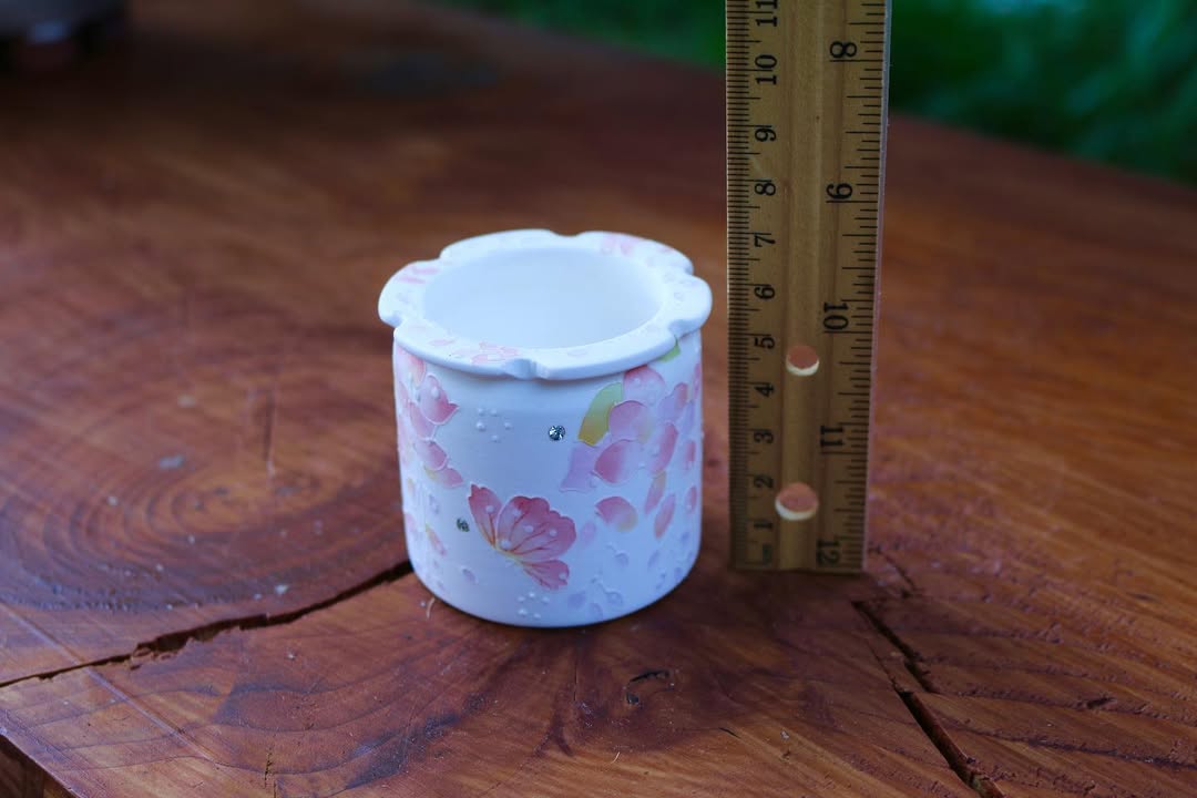 Blush Pink Petal Planter
