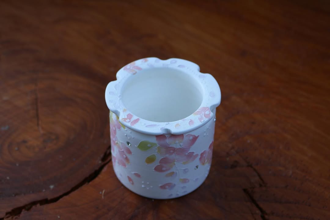 Blush Pink Petal Planter