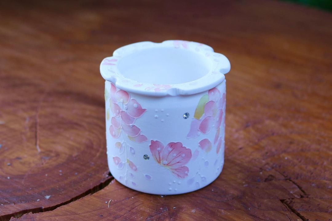 Blush Pink Petal Planter