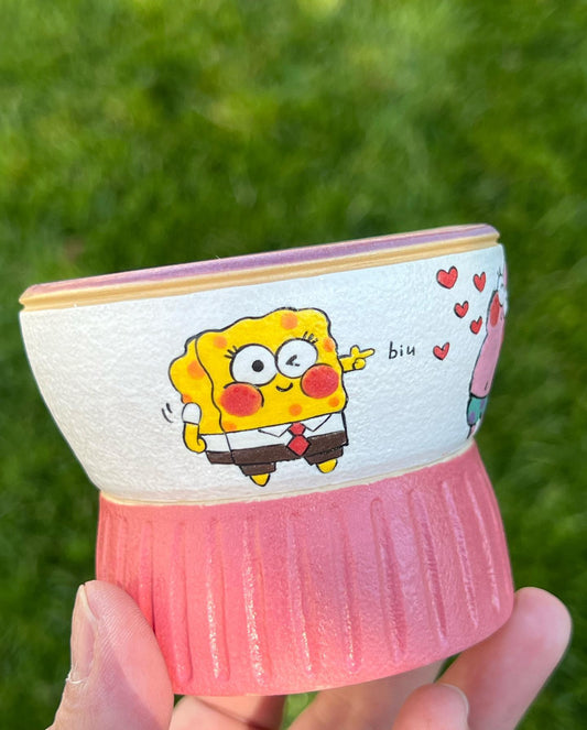 Sponge Bob And Patric Biu Biu Love Planter