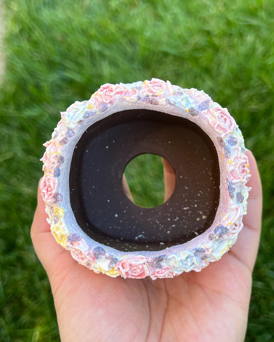 3D Sculpt Pastel Rose Garden Planter