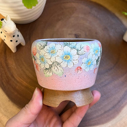 Spring Blush Blossom Planter