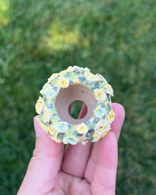 3D Yellow Roses Mini Planter
