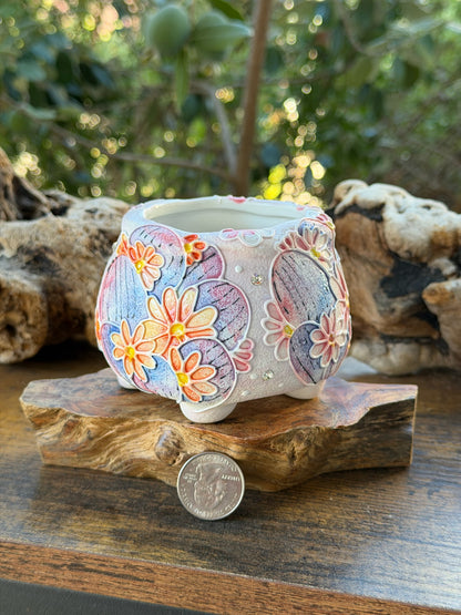 Seto ware Rainbow Cactus