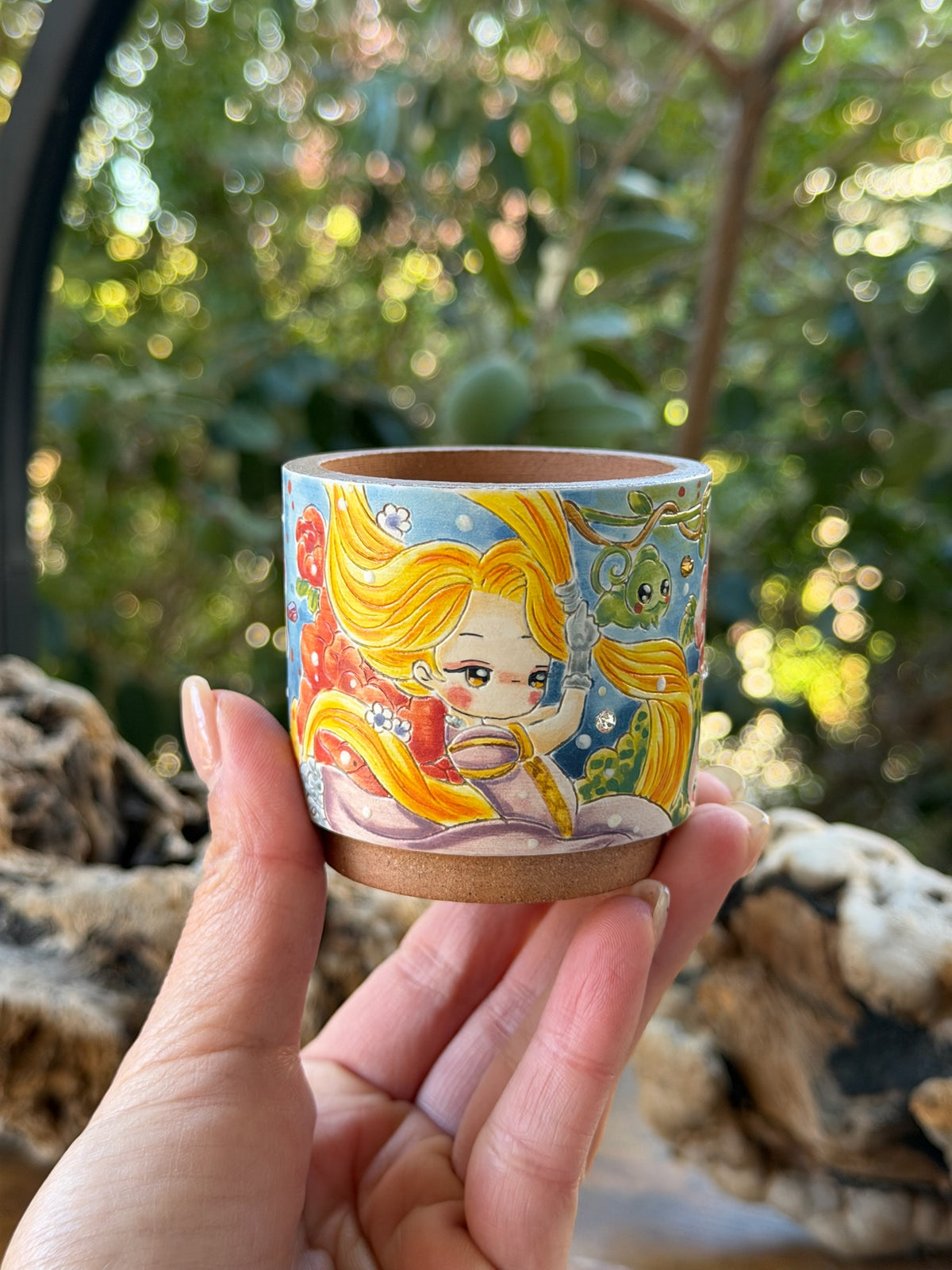 Zhangxin Hand painted  Disney Princesses - Rapunzel