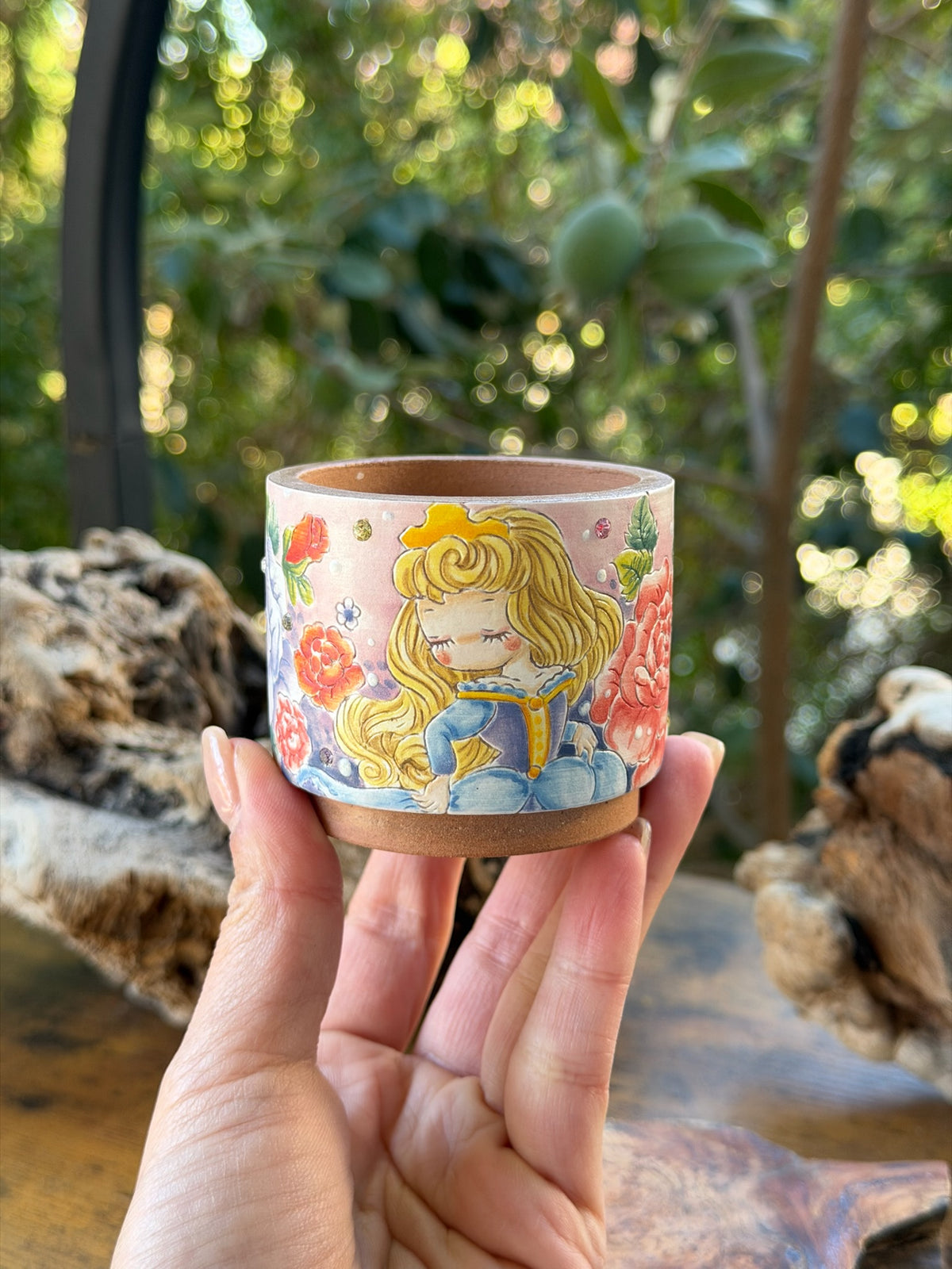 Zhangxin Hand painted Disney Princesses - Auora