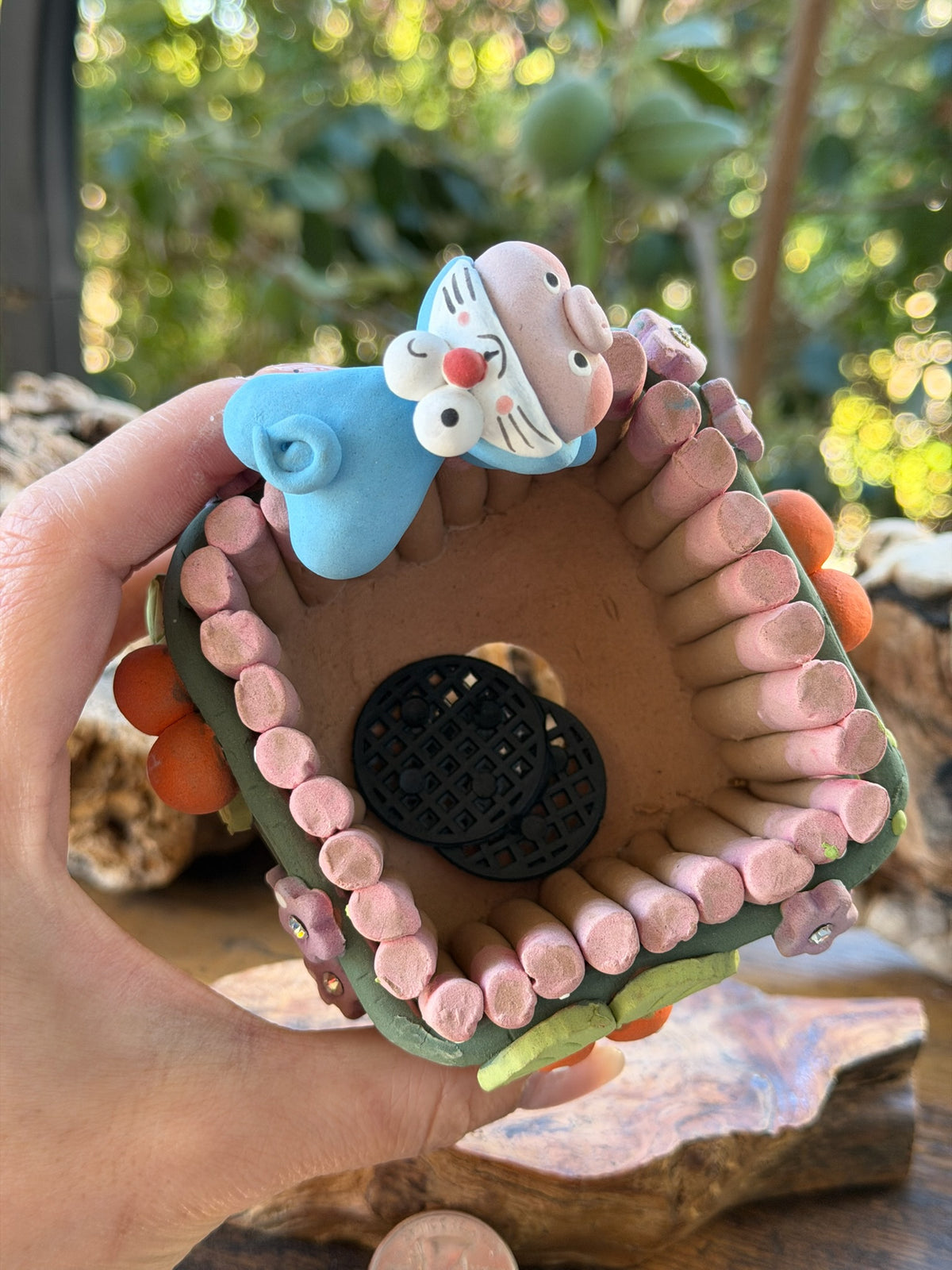 Fence series piggy pot A