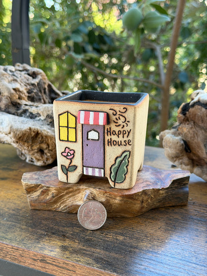 Korean made Happy House planter A