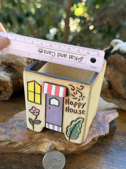 Korean made Happy House planter A