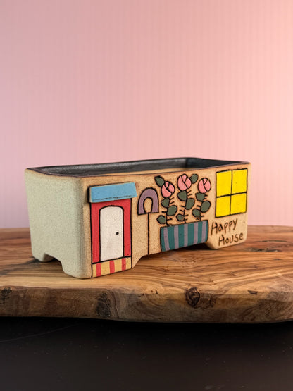 Korean Made Happy House - Roses with Bird House