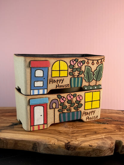 Korean Made Happy House - Roses with Bird House