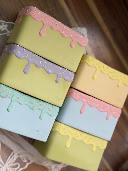 Handmade Ice Cream Cake and Sprinkles succulent planter Rectangular