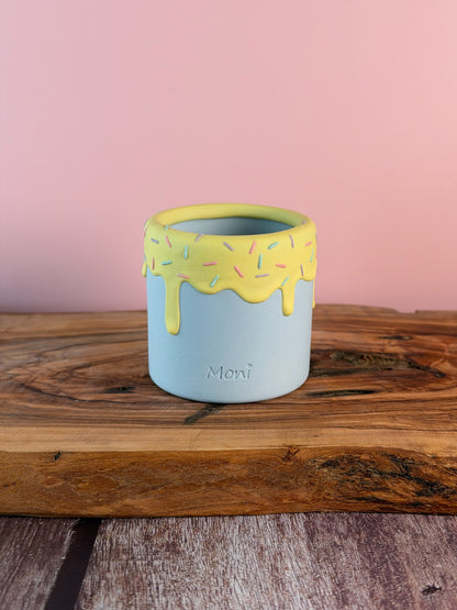 Handmade Ice Cream Cake and Sprinkles succulent planter Round