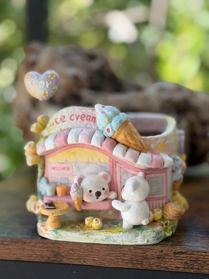 Miao Tree ice cream shop handmade planter