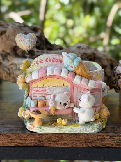 Miao Tree ice cream shop handmade planter