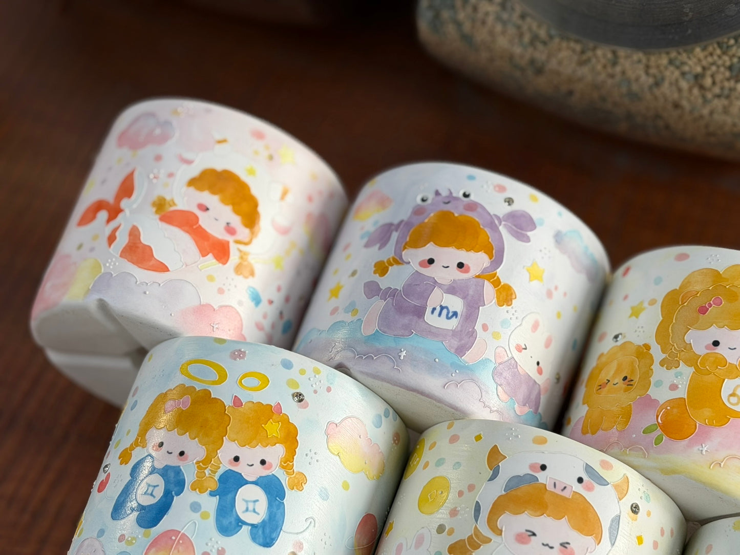 Handmade Seto ware Constellations Series-Taurus