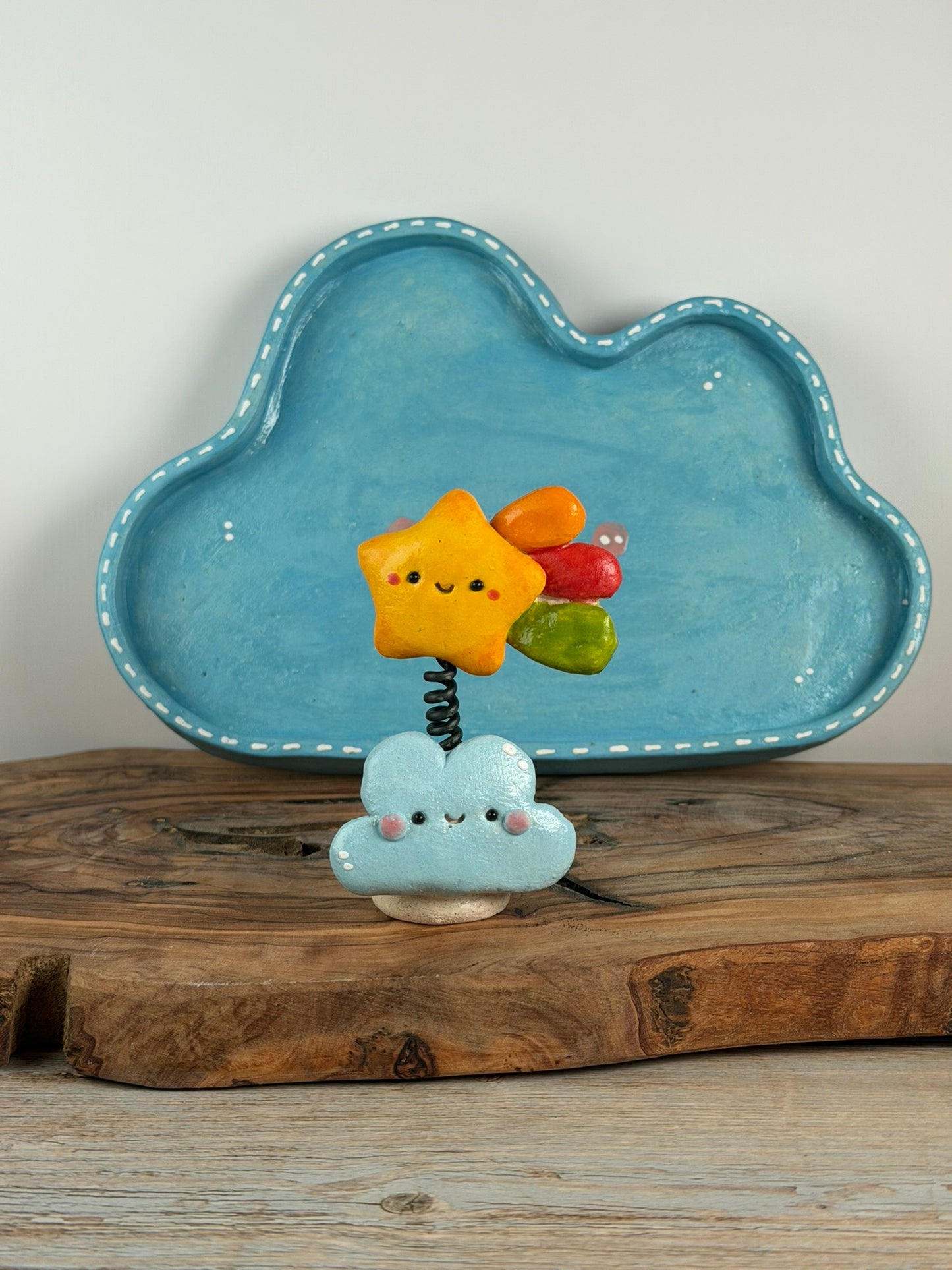 Shooting Star Bear 5 pieces set handmade planter