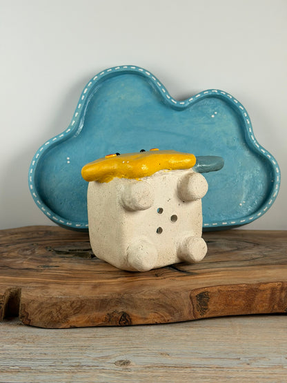 Shooting Star Bear 5 pieces set handmade planter