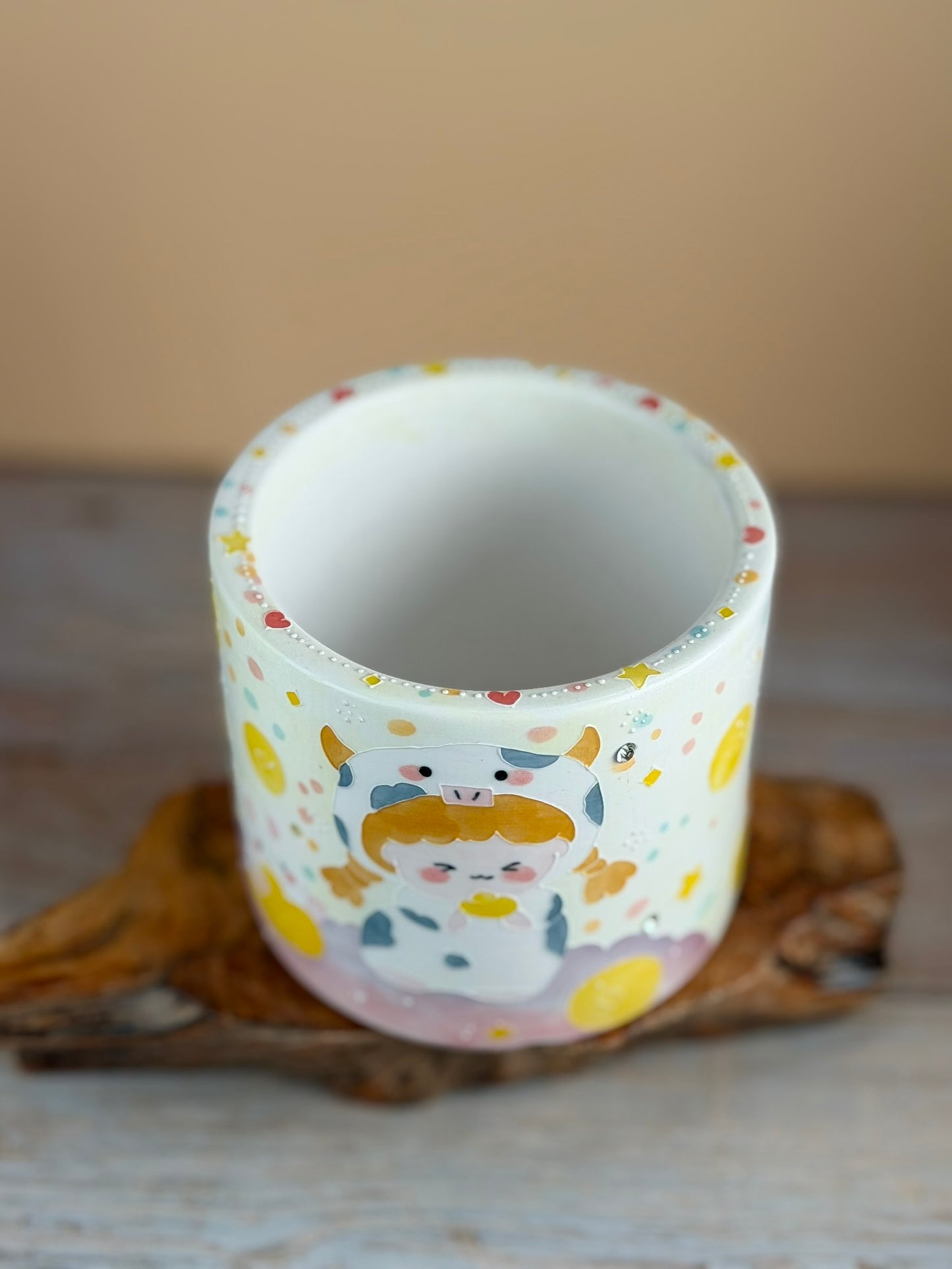 Handmade Seto ware Constellations Series-Taurus