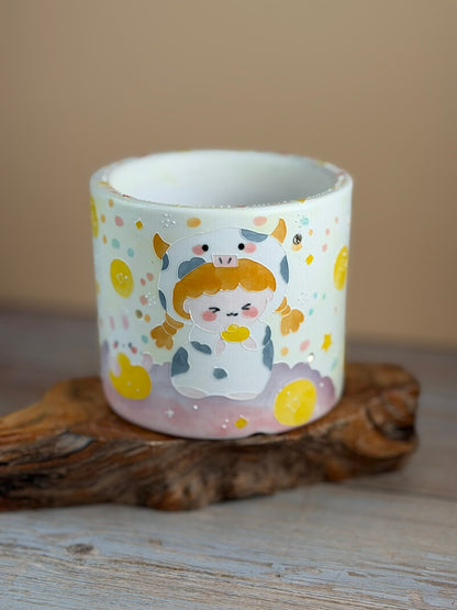 Handmade Seto ware Constellations Series-Taurus