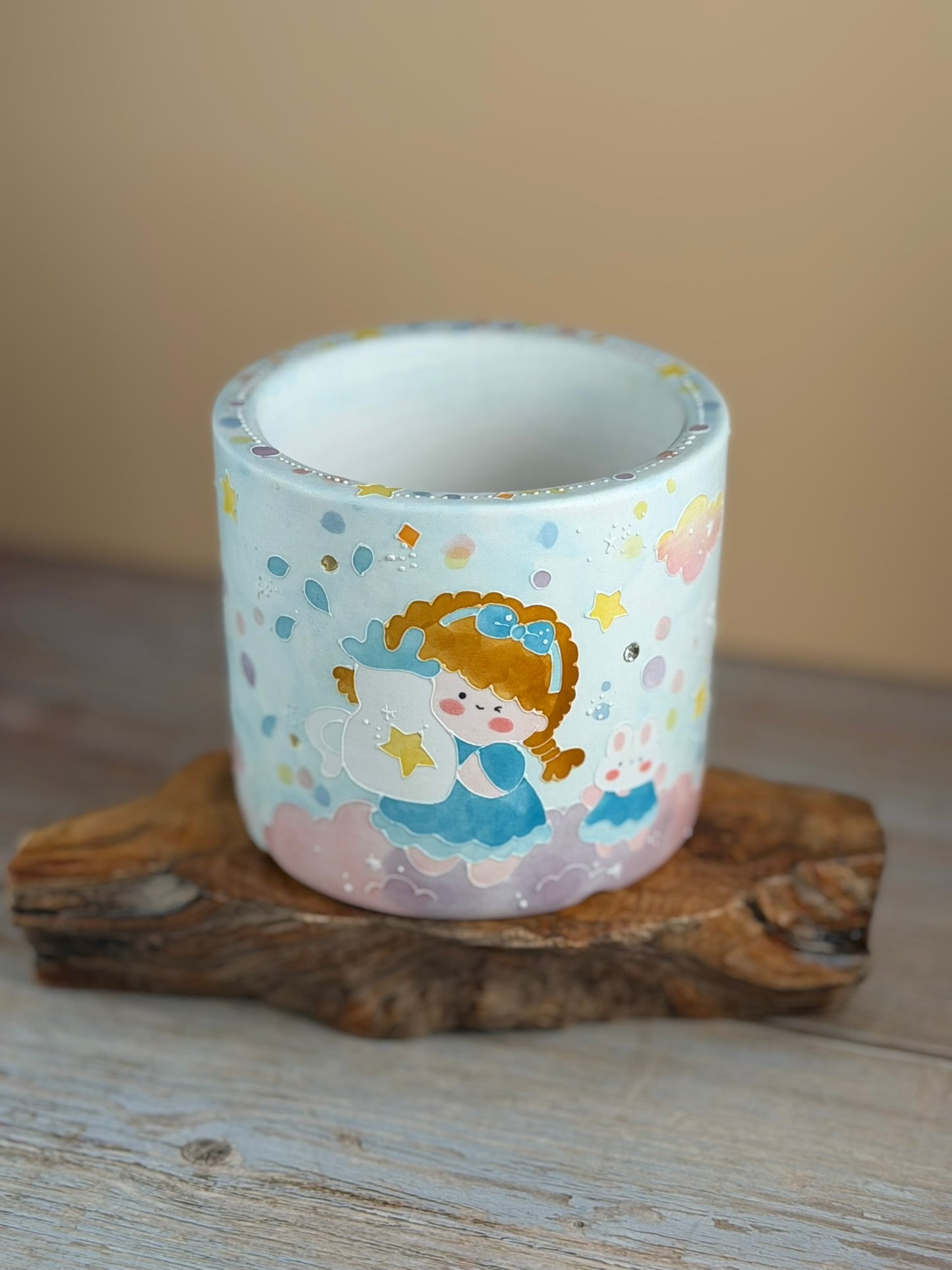 Handmade Seto ware Constellations Series- Aquarius