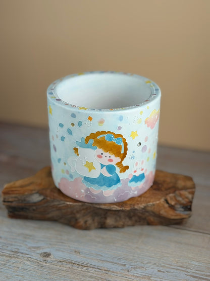 Handmade Seto ware Constellations Series- Aquarius