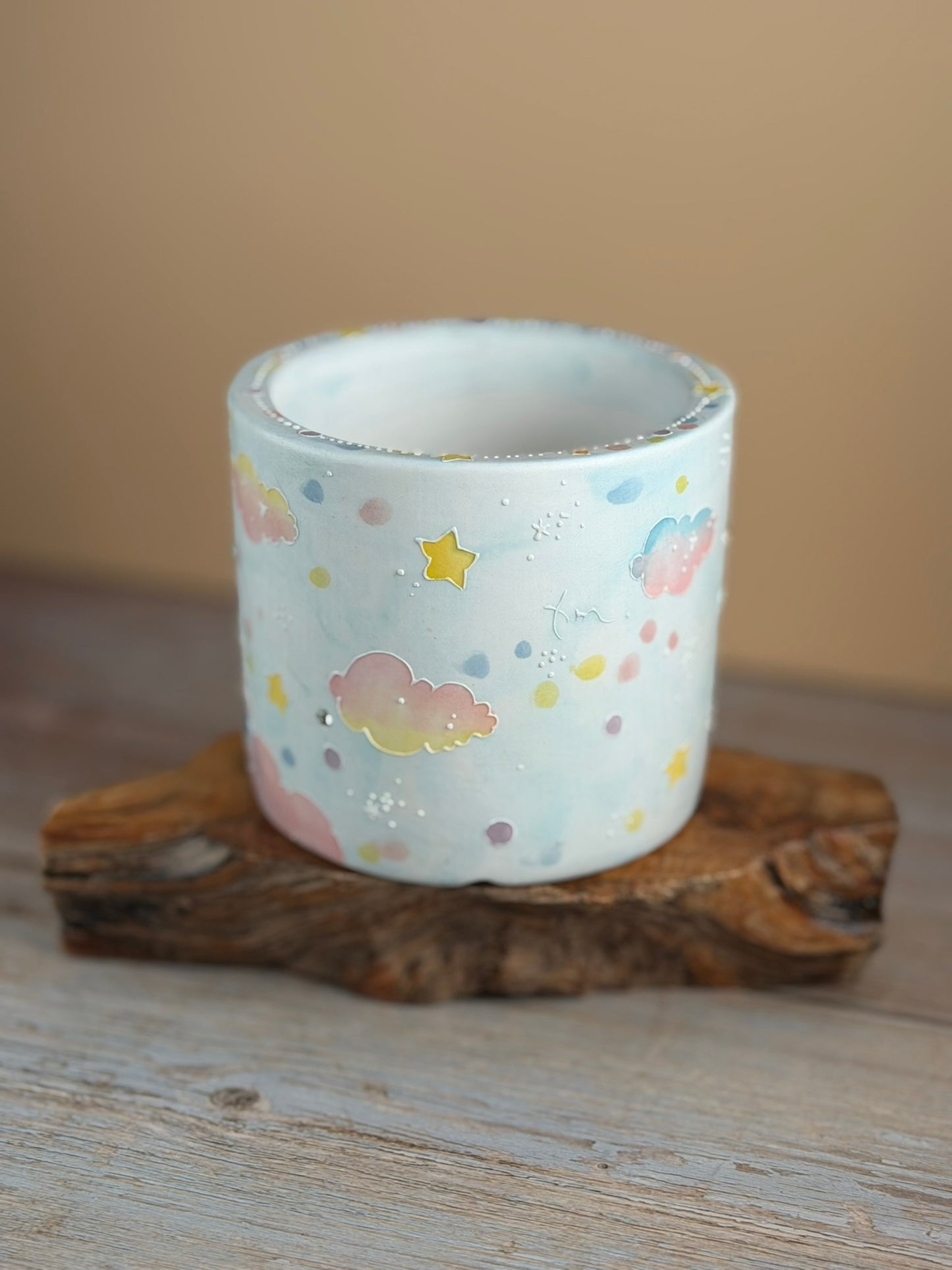 Handmade Seto ware Constellations Series- Aquarius