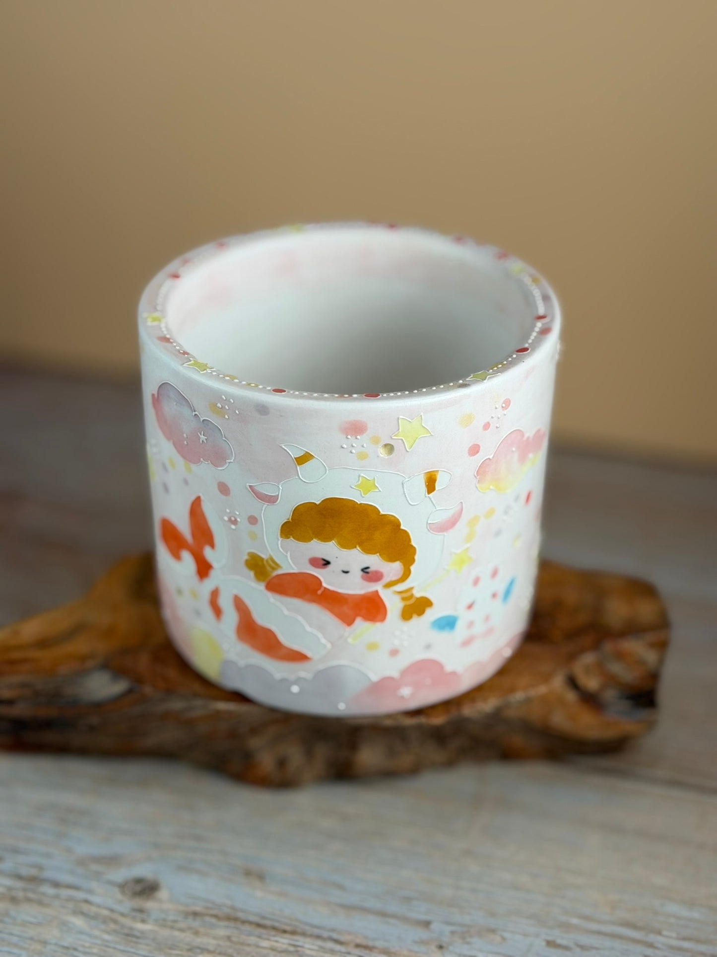Handmade Seto ware Constellations Series- Capricorn