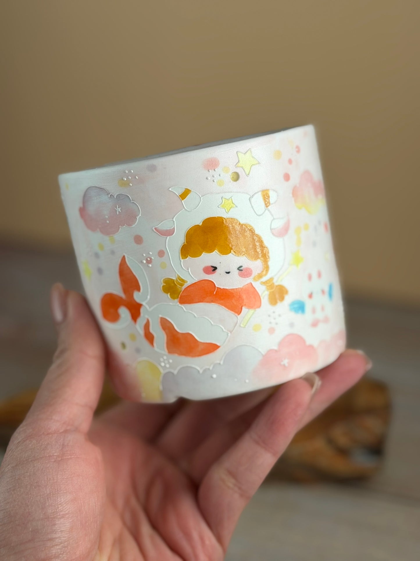 Handmade Seto ware Constellations Series- Capricorn