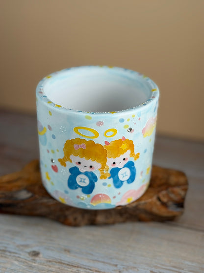 Handmade Seto ware Constellations Series- Gemini