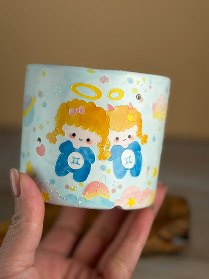 Handmade Seto ware Constellations Series- Gemini