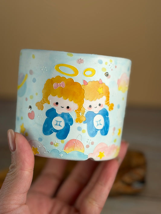 Handmade Seto ware Constellations Series- Gemini