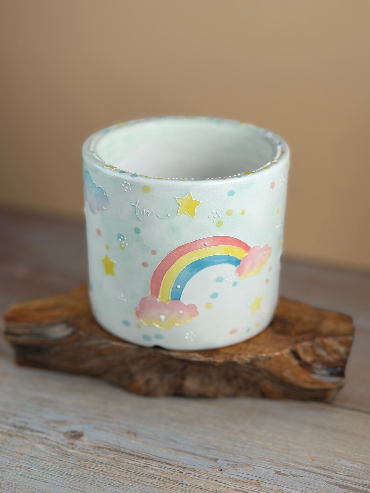Handmade Seto ware Constellations Series- Libra