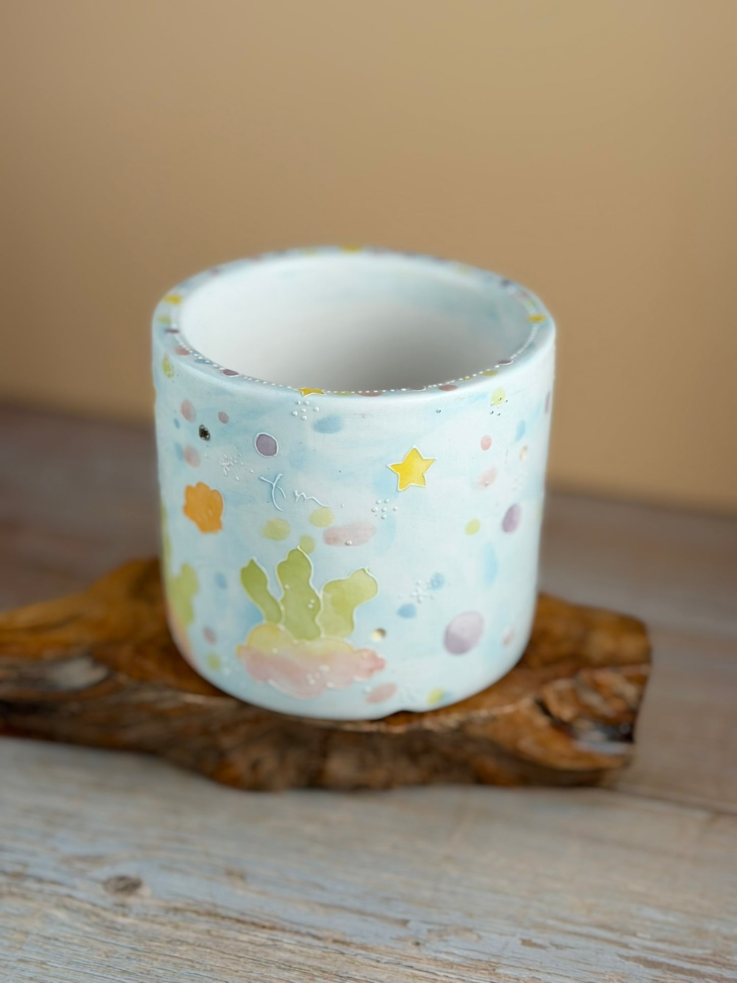 Handmade Seto ware Constellations Series- Pisces